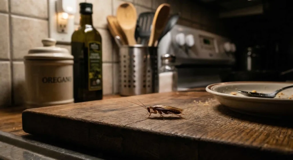 cockroach in kitchen