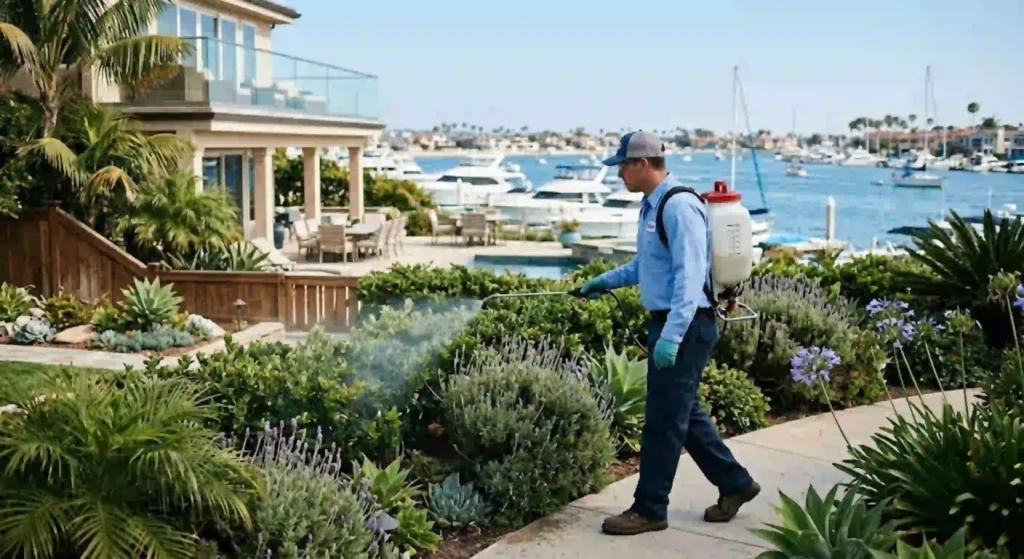 Professional mosquito control service in Newport Beach